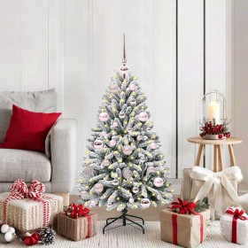 Árbol de Navidad artificial Verde y 120 cm PVC y Metal