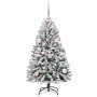 Árbol de Navidad artificial Verde y 120 cm PVC y Metal
