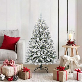 Árbol de Navidad artificial Verde y 120 cm PVC y Metal