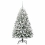 Árbol de Navidad artificial Verde y 120 cm PVC y Metal