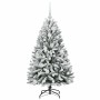 Árbol de Navidad artificial Verde y 120 cm PVC y Metal