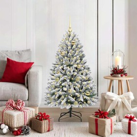 Árbol de Navidad artificial Verde y 120 cm PVC y Metal