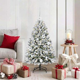 Árbol de Navidad artificial Verde y 120 cm PVC y Metal