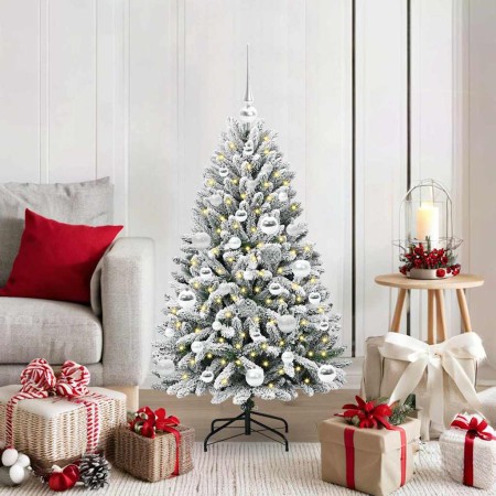 Árbol de Navidad artificial Verde y 120 cm PVC y Metal