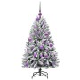 Árbol de Navidad artificial Verde y 120 cm PVC y Metal