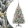 Árbol de Navidad artificial Verde y 120 cm PVC y Metal