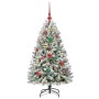 Árbol de Navidad artificial Verde y 120 cm PVC y Metal