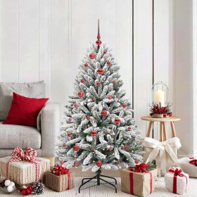 Árbol de Navidad artificial Verde y 150 cm PVC y Metal