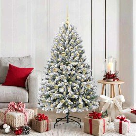 Árbol de Navidad artificial Verde y 150 cm PVC y Metal