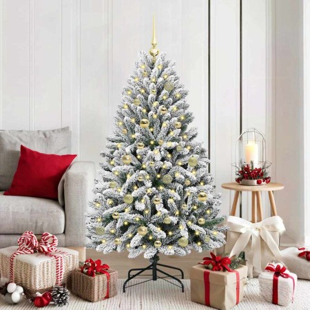 Árbol de Navidad artificial Verde y 150 cm PVC y Metal