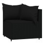 Garten-Ecksofas mit Kissen, 2 Stück, schwarzes synthetisches Rattan von vidaXL, Outdoor-Sofas - Ref: Foro24-319790, Preis: 16...