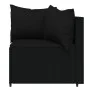 Garten-Ecksofas mit Kissen, 2 Stück, schwarzes synthetisches Rattan von vidaXL, Outdoor-Sofas - Ref: Foro24-319790, Preis: 16...