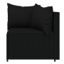 Garten-Ecksofas mit Kissen, 2 Stück, schwarzes synthetisches Rattan von vidaXL, Outdoor-Sofas - Ref: Foro24-319790, Preis: 16...
