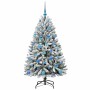 Árbol de Navidad artificial Verde y 150 cm PVC y Metal