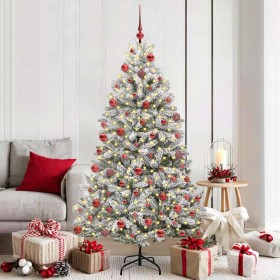 Árbol de Navidad artificial Verde y 180 cm PVC y Metal