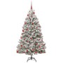 Árbol de Navidad artificial Verde y 180 cm PVC y Metal
