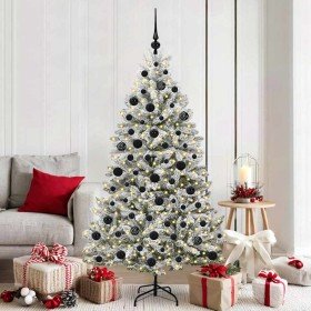 Árbol de Navidad artificial Verde y 180 cm PVC y Metal