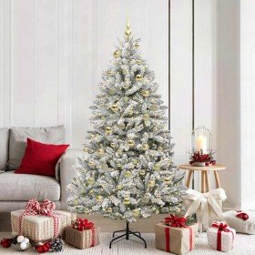 Árbol de Navidad artificial Verde y 180 cm PVC y Metal