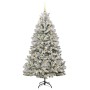Árbol de Navidad artificial Verde y 180 cm PVC y Metal