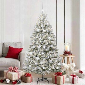 Árbol de Navidad artificial Verde y 180 cm PVC y Metal