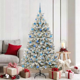 Árbol de Navidad artificial Verde y 180 cm PVC y Metal