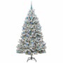 Árbol de Navidad artificial Verde y 180 cm PVC y Metal