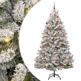 Árbol de Navidad artificial Verde y 210 cm PVC y Metal