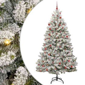 Árbol de Navidad artificial Verde y 210 cm PVC y Metal