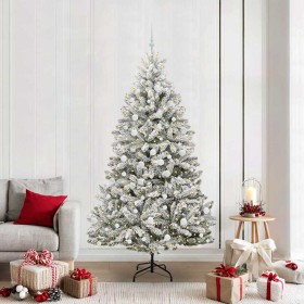 Árbol de Navidad artificial Verde y 210 cm PVC y Metal