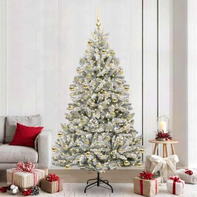 Árbol de Navidad artificial Verde y 210 cm PVC y Metal
