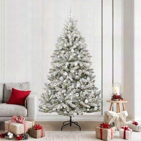 Árbol de Navidad artificial Verde y 210 cm PVC y Metal