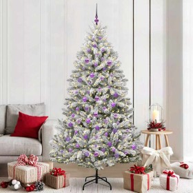 Árbol de Navidad artificial Verde y 210 cm PVC y Metal