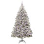 Árbol de Navidad artificial Verde y 210 cm PVC y Metal
