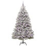 Árbol de Navidad artificial Verde y 210 cm PVC y Metal
