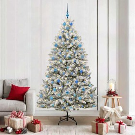 Árbol de Navidad artificial Verde y 210 cm PVC y Metal