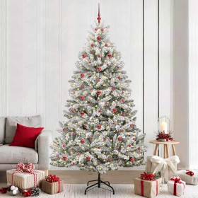 Árbol de Navidad artificial Verde y 240 cm PVC y Metal