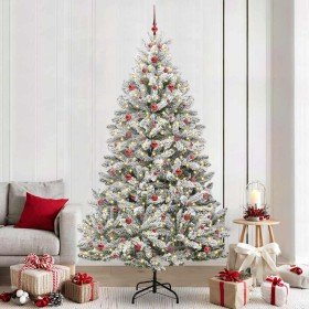 Árbol de Navidad artificial Verde y 240 cm PVC y Metal