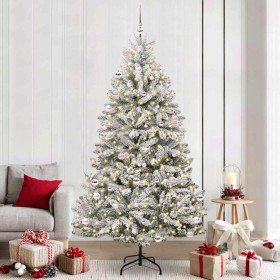 Árbol de Navidad artificial Verde y 240 cm PVC y Metal