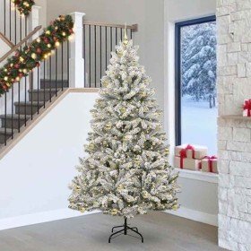 Árbol de Navidad artificial Verde y 240 cm PVC y Metal