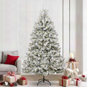Árbol de Navidad artificial Verde y 240 cm PVC y Metal