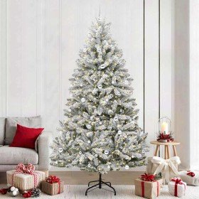 Árbol de Navidad artificial Verde y 240 cm PVC y Metal