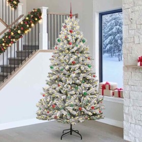 Árbol de Navidad artificial Verde y 240 cm PVC y Metal