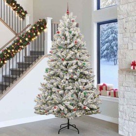 Árbol de Navidad artificial Verde y 300 cm PVC y Metal