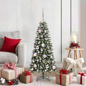 Árbol de Navidad artificial con 150 LED Verde 55 x 55 x 120 cm