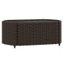 Garden furniture set 3 pieces and brown synthetic rattan cushions by vidaXL, Outdoor sofas - Ref: Foro24-319839, Price: 266,8...