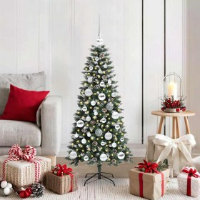 Árbol de Navidad artificial con 150 LED Verde 55 x 55 x 120 cm