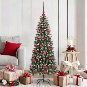 Árbol de Navidad artificial con 150 LED Verde 66 x 66 x 150 cm