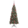 Árbol de Navidad artificial con 150 LED Verde 66 x 66 x 150 cm