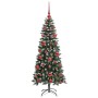 Árbol de Navidad artificial con 150 LED Verde 66 x 66 x 150 cm