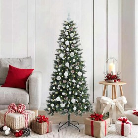 Árbol de Navidad artificial con 150 LED Verde 66 x 66 x 150 cm